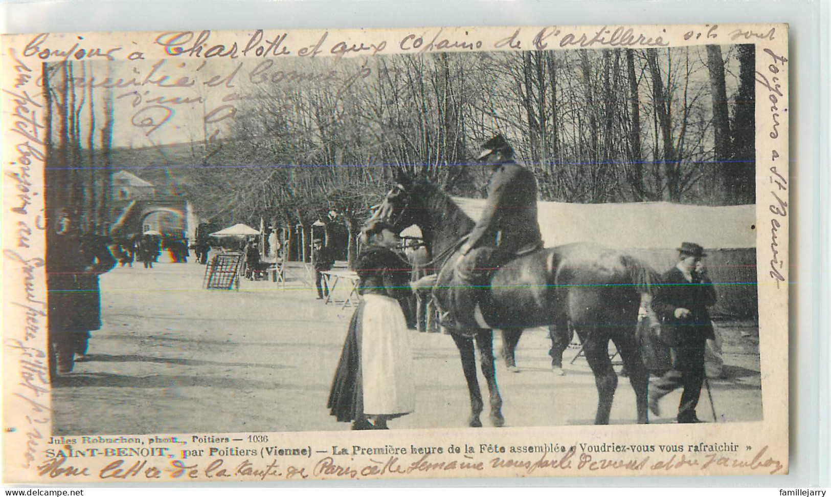 33305 - SAINT BENOIT - LA PREMIERE HEURE DE LA FETE ASSEMBLEE VOUDRIEZ VOUS VOUS RAFRAICHIR - Saint Benoît