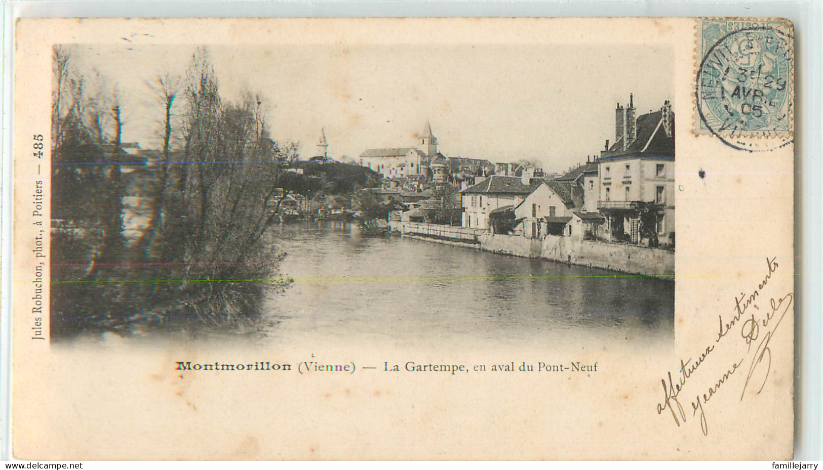 33292 - MONTMORILLON - LA GARTEMPE EN AVAL DU PONT NEUF - Montmorillon