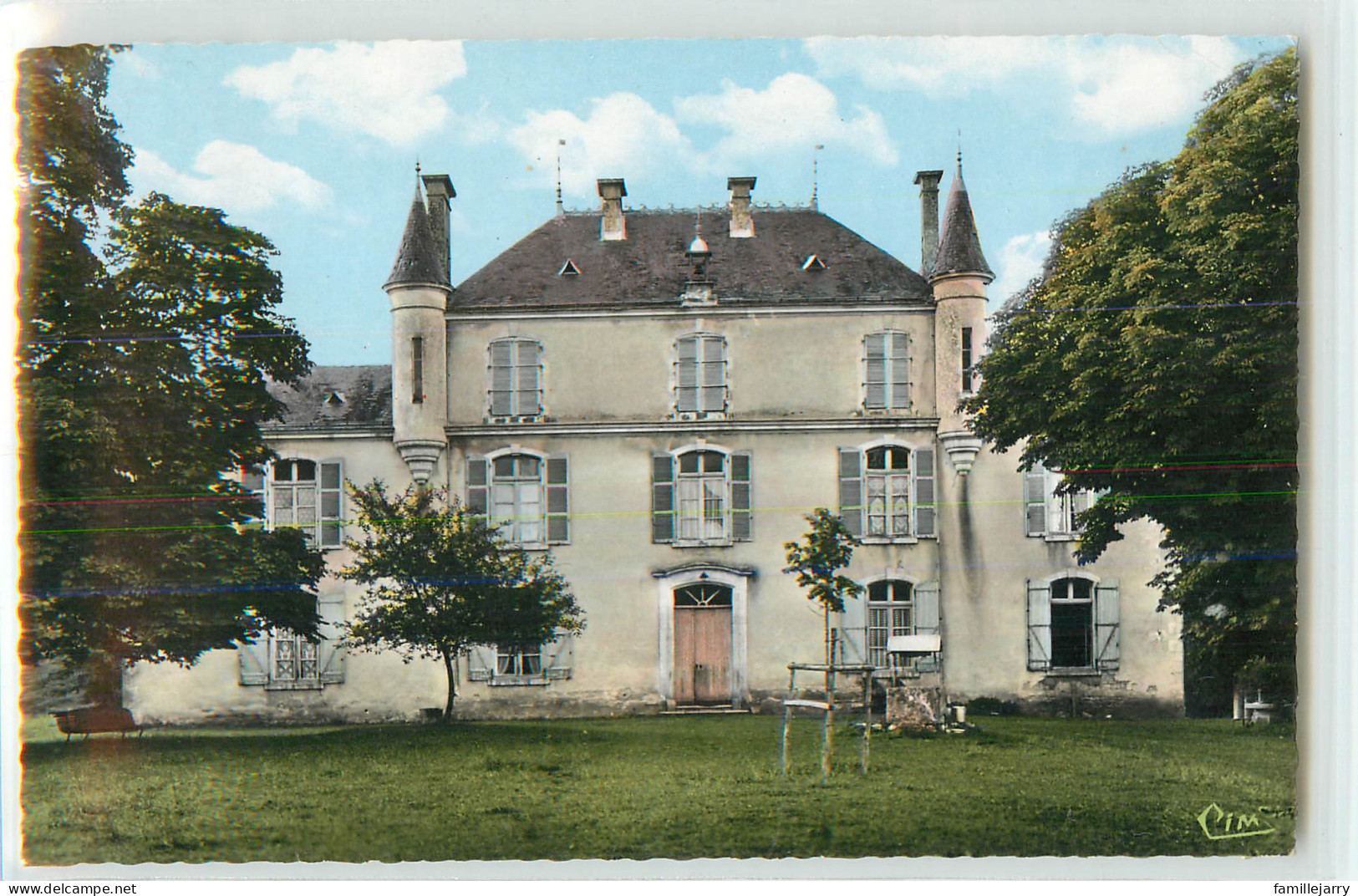 33270 - COUHE VERAC - CPSM - CHATEAU ABBAYE DE VALENCE - Couhe