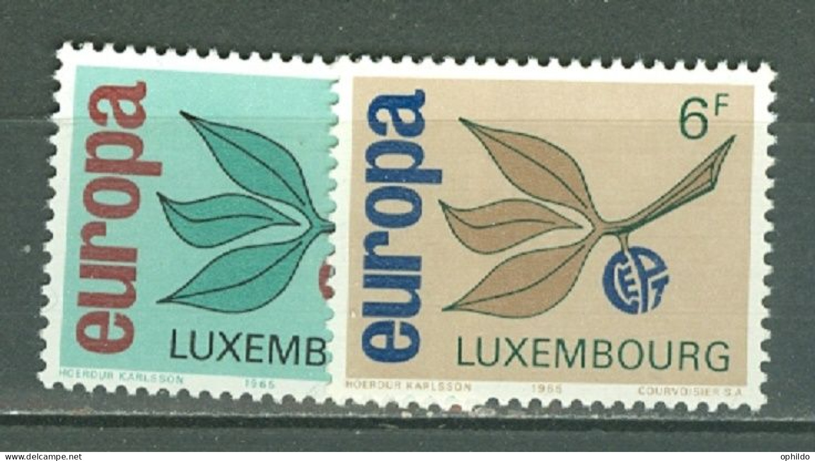 Luxembourg 670/671 * * TB Europa - Neufs