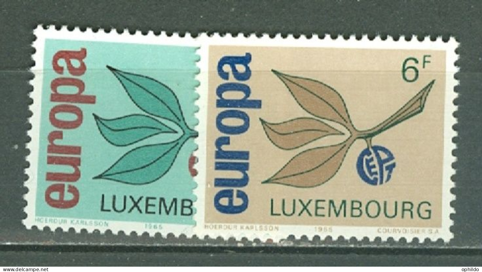 Luxembourg 670/671 * * TB Europa - Unused Stamps