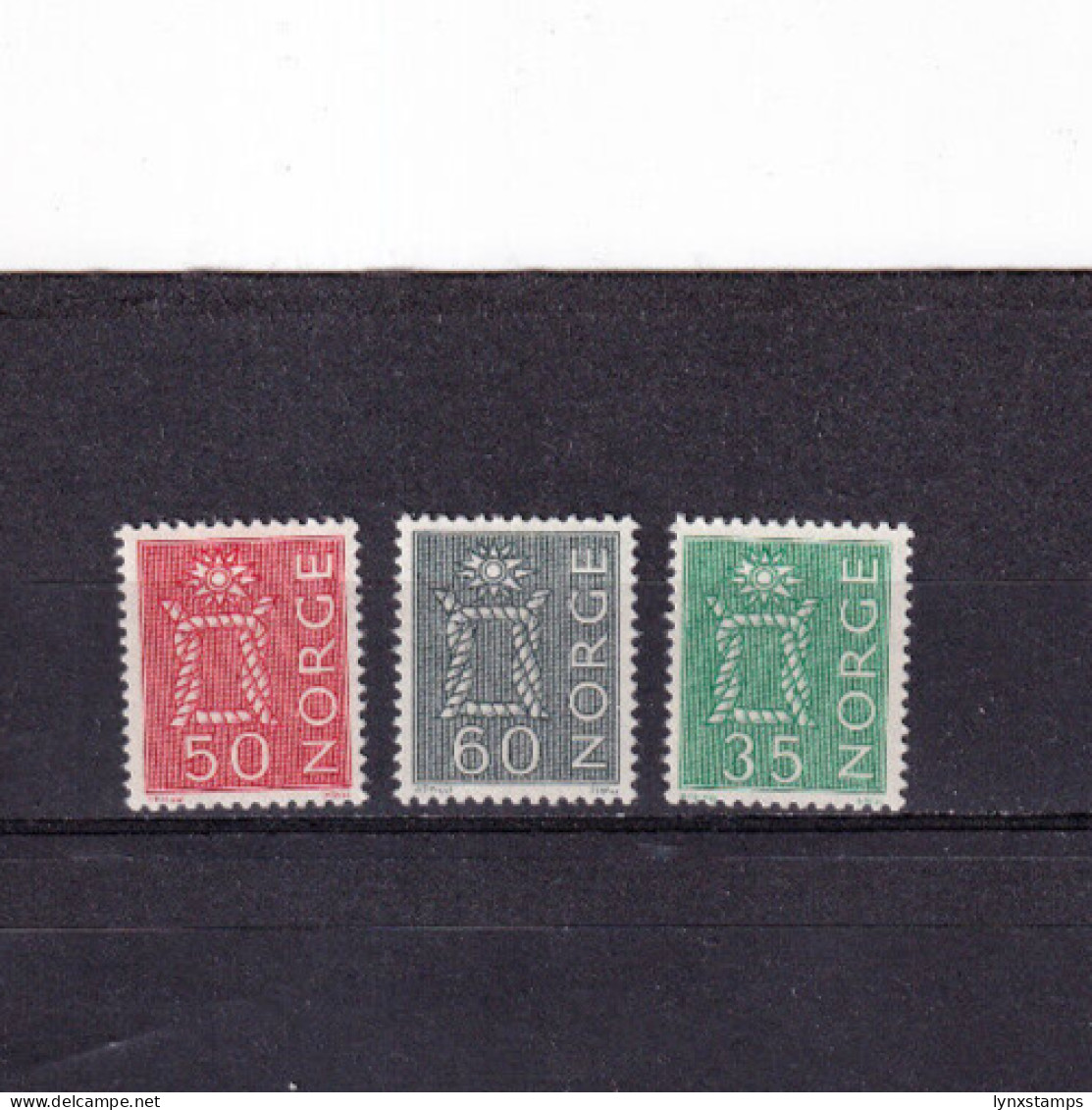 LI04 Norway 1962 -1963 Reef Knot Mint Stamps - Neufs