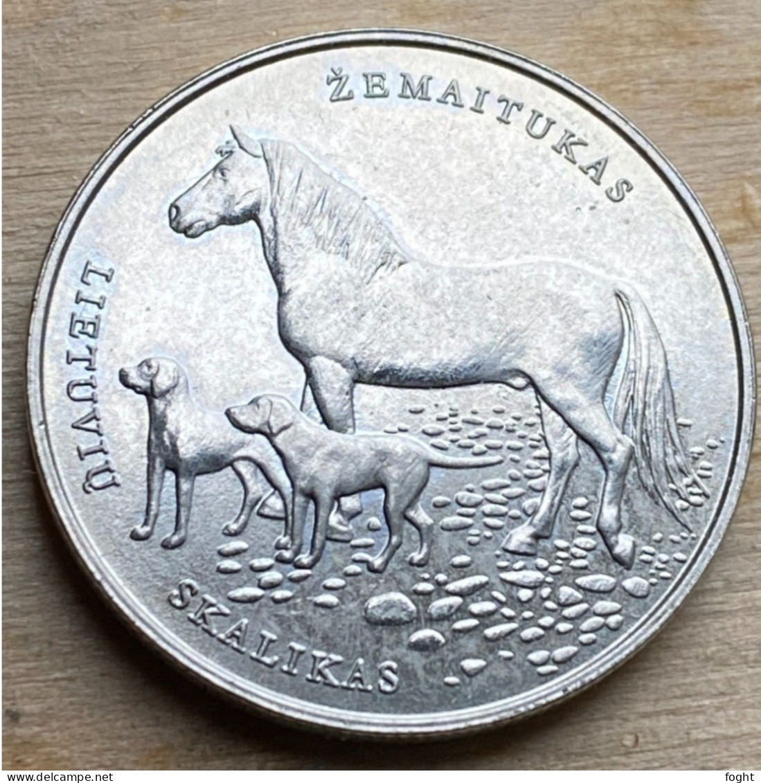 2017 LMK Lithuania "Lithuanian Hounds And Horse" 1.5 Euro Coin,KM#225,7121 - Litauen