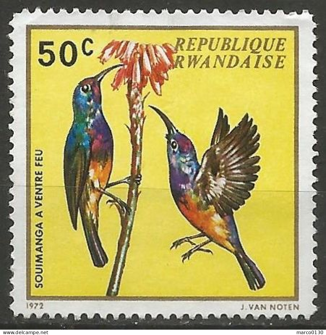 RWANDA N° 466 NEUF Sans Gomme - Unused Stamps