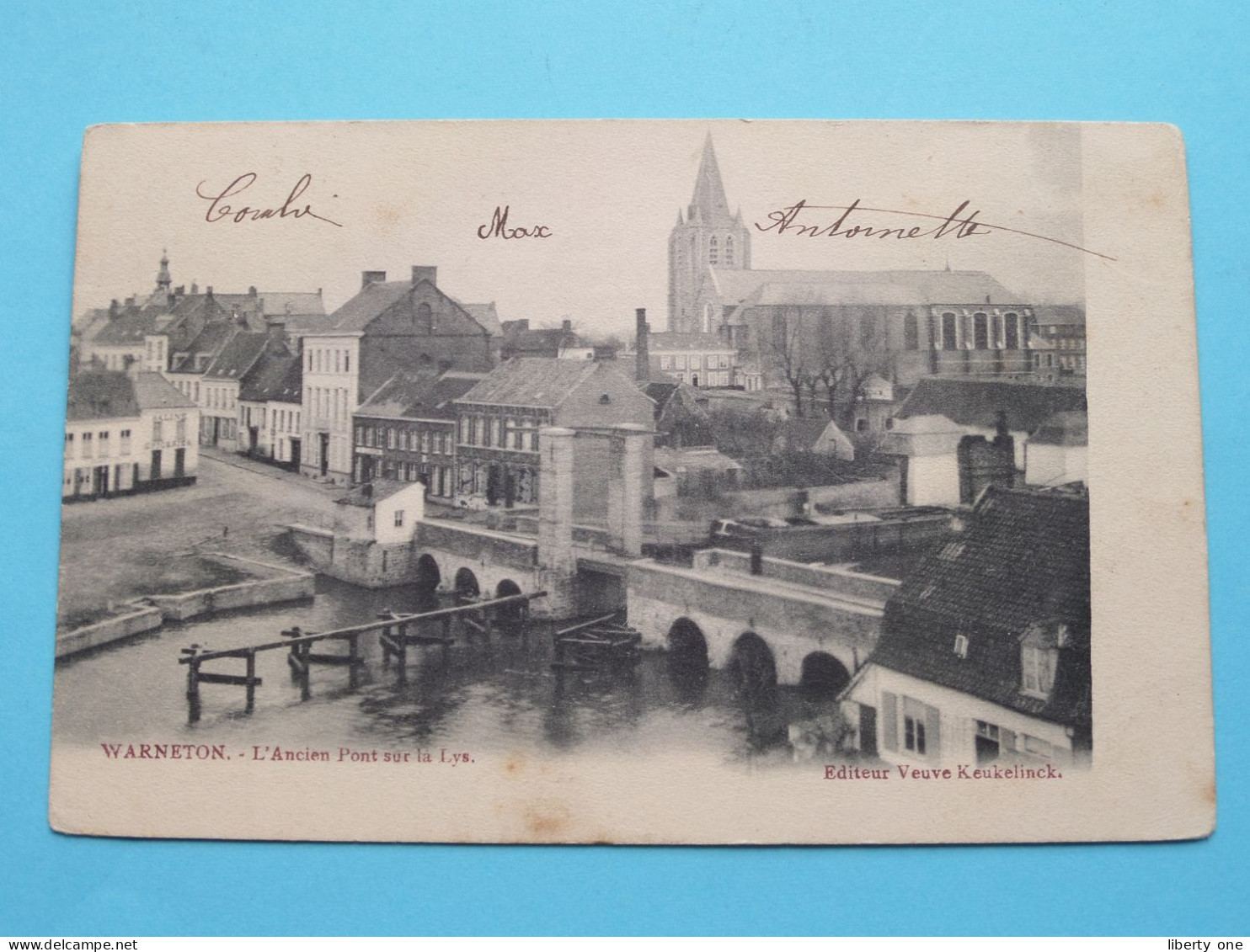 L'Ancien Pont Sur La LYS > WARNETON ( Edit. : Veuve Keukelinck ) Anno 19?? ( Zie Scans ) ! - Comines-Warneton - Komen-Waasten