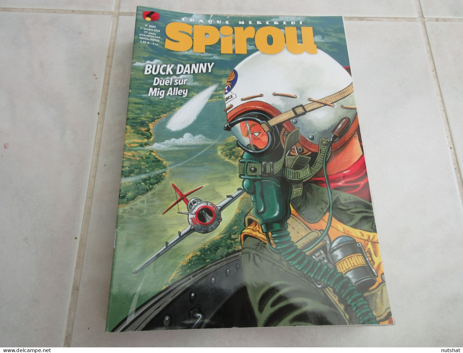 SPIROU 3990 01.10.2014 JM ARROYO Buck DANNY RETRO 1998 Jeannette POINTU TURF     - Spirou Magazine