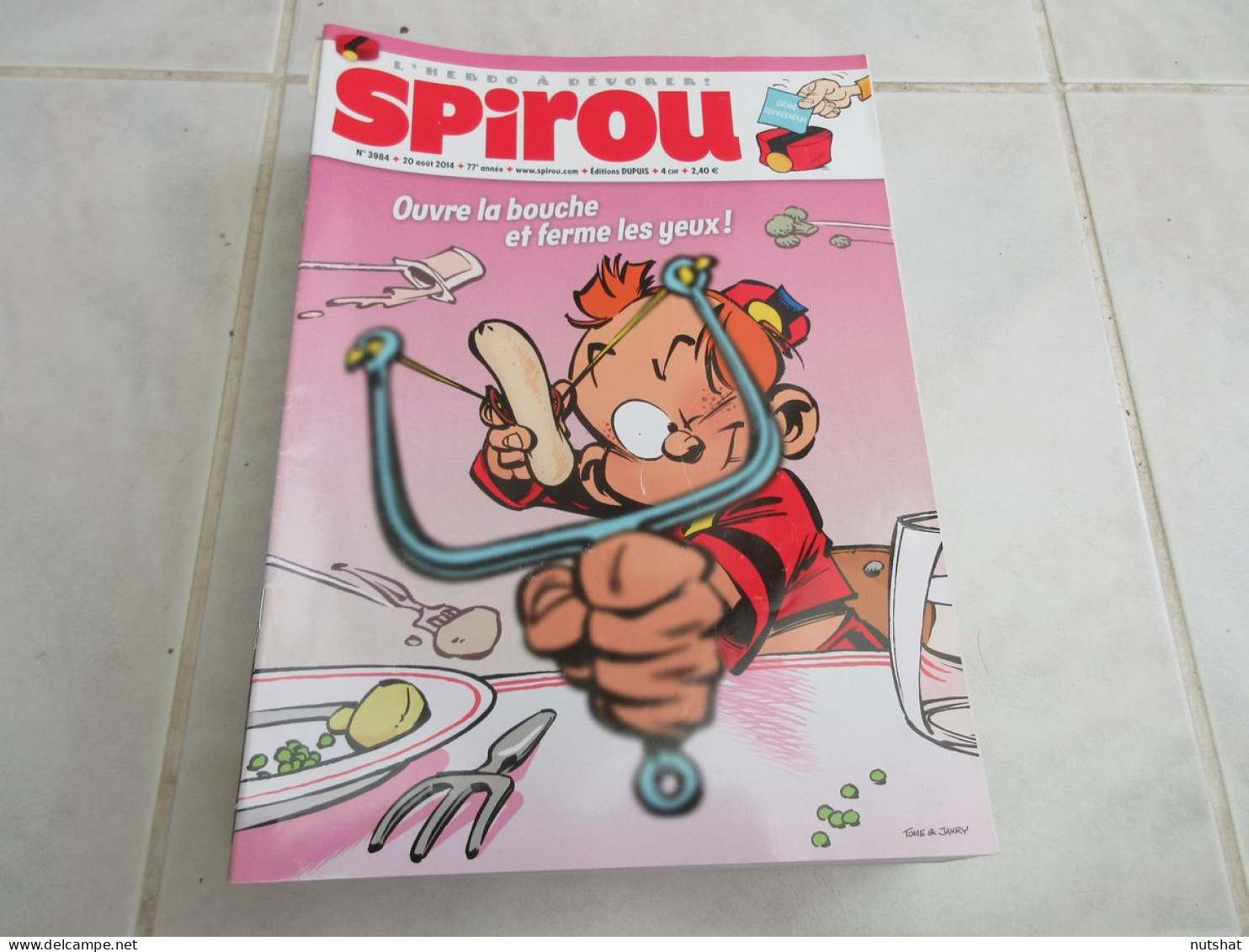 SPIROU 3984 20.08.2014 RETRO 1959 NAISSANCE BOULE Et BILL TOME Et JANRY SPIROU   - Spirou Magazine