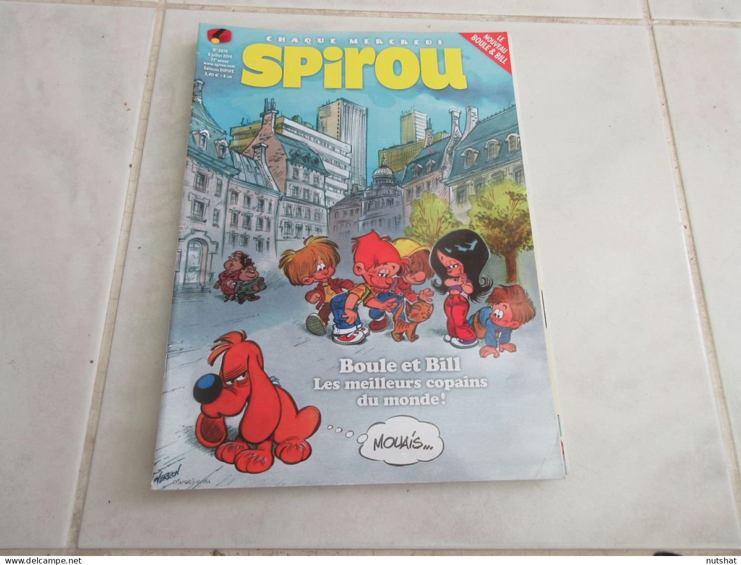 SPIROU 3978 09.07.2014 Jacques PESSIS Lucky LUKE Laurent VERRON BOULE Et BILL    - Spirou Magazine