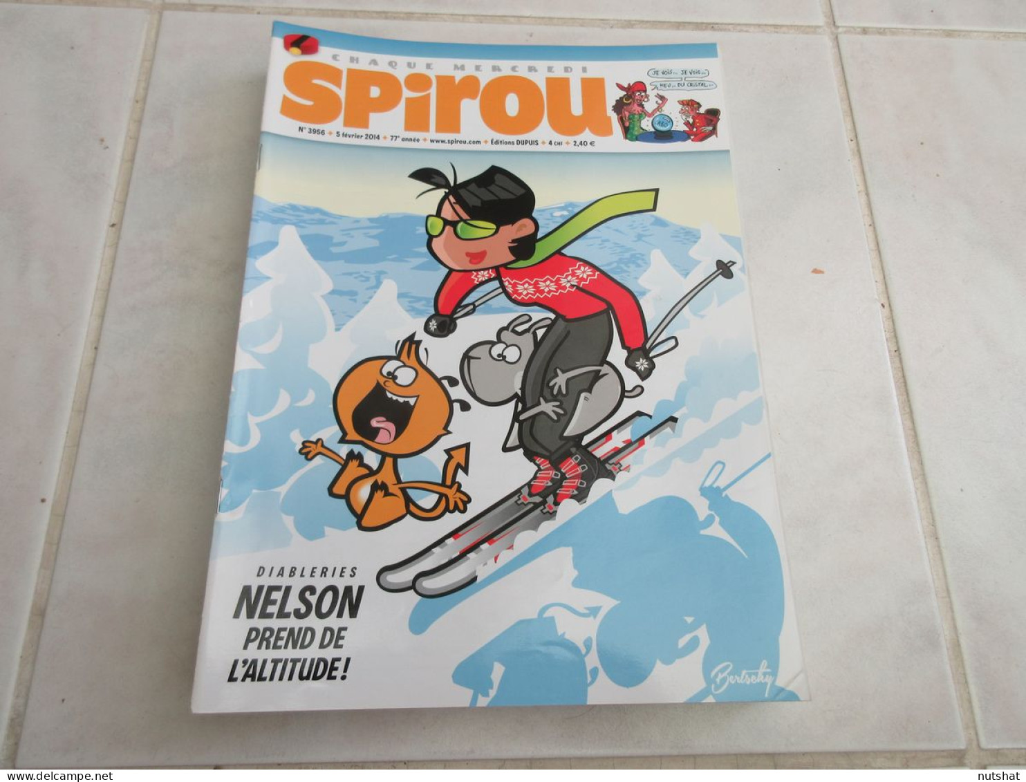 SPIROU 3956 05.02.2014 JM ARROYO Buck DANNY DUHOO Pierre MAUREL TABULA RASA      - Spirou Magazine