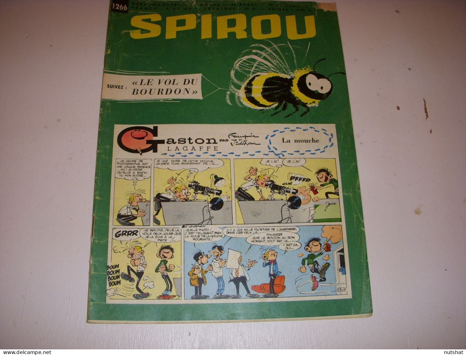 SPIROU 1266 19.07.1962 Les SKUNKS AUTO TRIUMPH TR-4 Le NAUFRAGE Du TITANIC       - Spirou Magazine