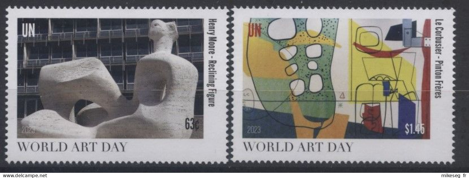 ONU New-York 2023 - Unesco - World Art Day - Journée Mondiale De L'art - Weltkunsttag ** - Ungebraucht