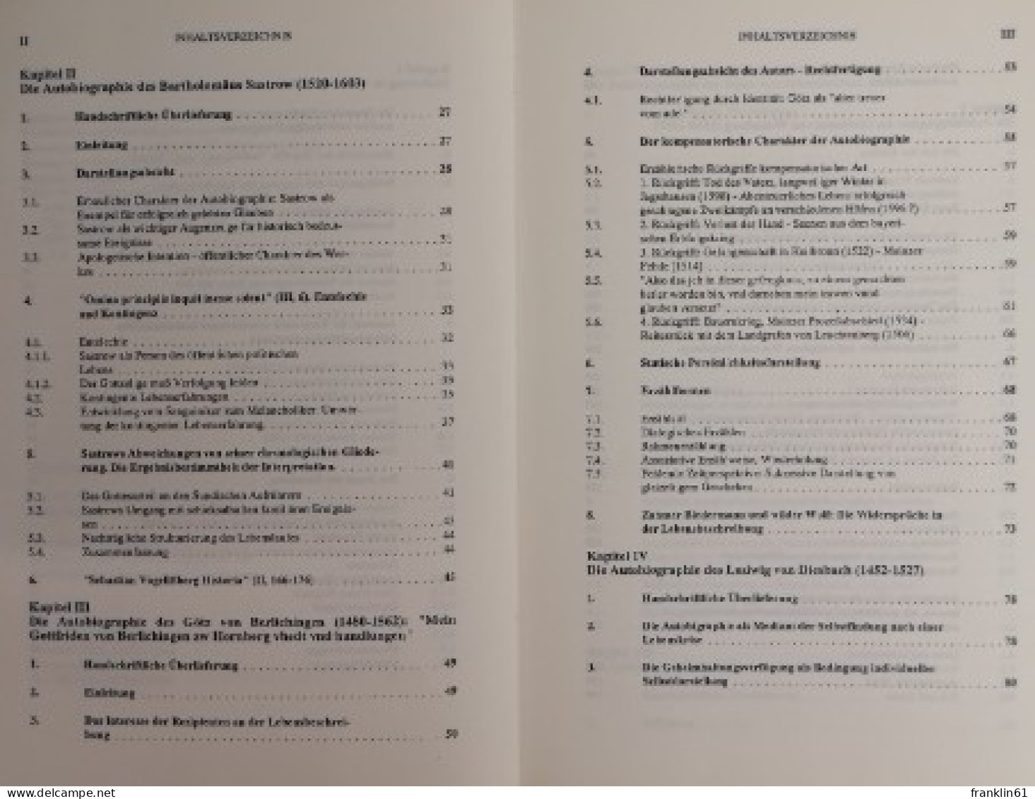 Erzählform und Persönlichkeitsdarstellung in deutschsprachigen Autobiographien des 16. Jahrhunderts. Ein Bei
