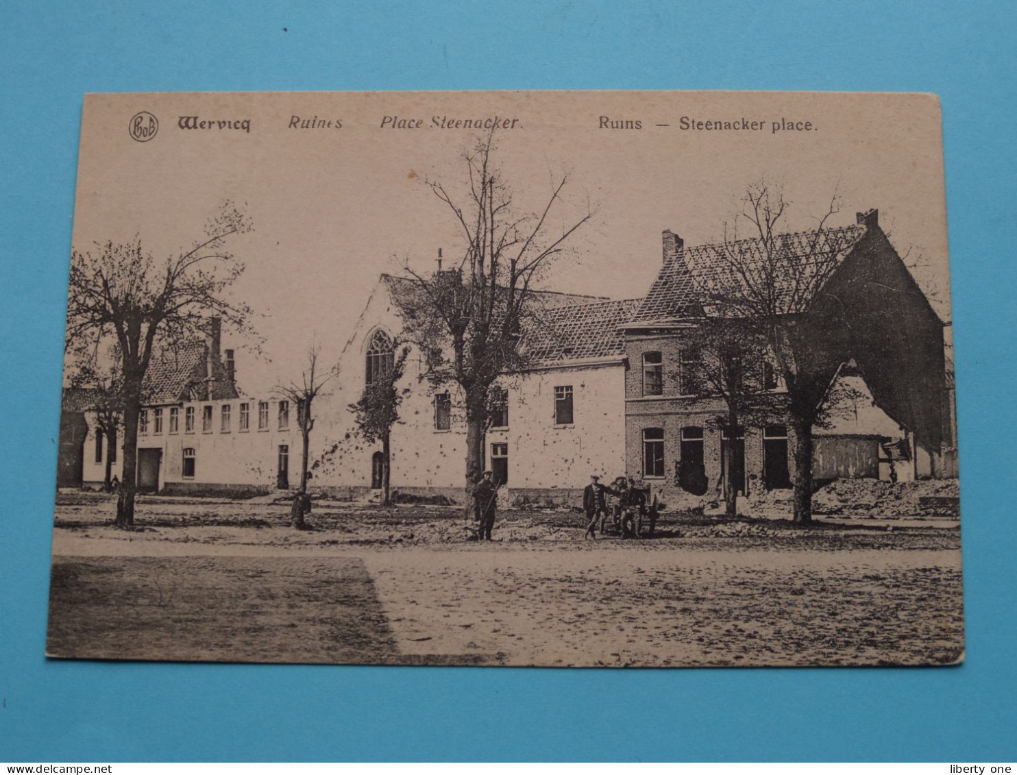 STEENACKER Place / Ruins > WERVICQ ( Edit. : Phob ) Anno 1923 ( Zie Scans ) ! - Wervik