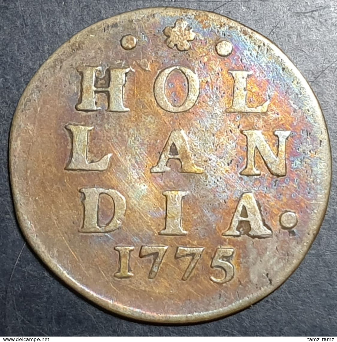 Provincial Dutch Netherlands Hollandia Holland 2 Stuiver 1775 Silver - Provinzen