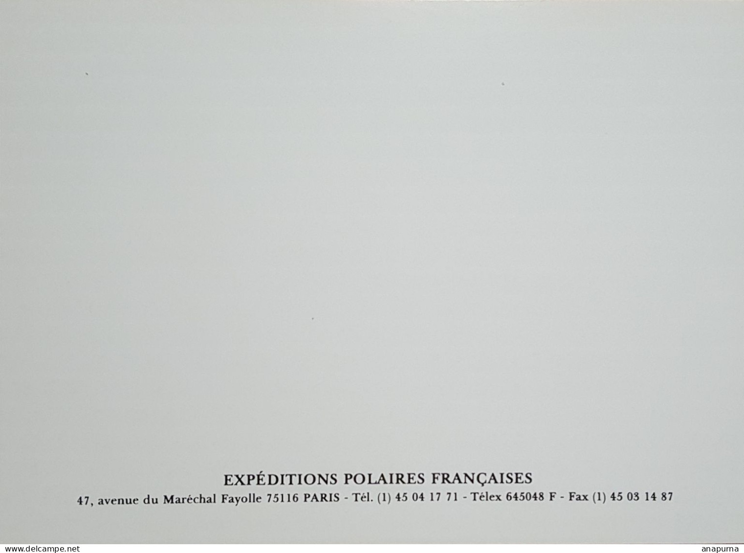 Carte Voeux EPF 2 Volets Parhélie Groënland, écrite Par Claude Lorius Et Signée, EPF, Missions Paul Emile Victor - Brieven En Documenten