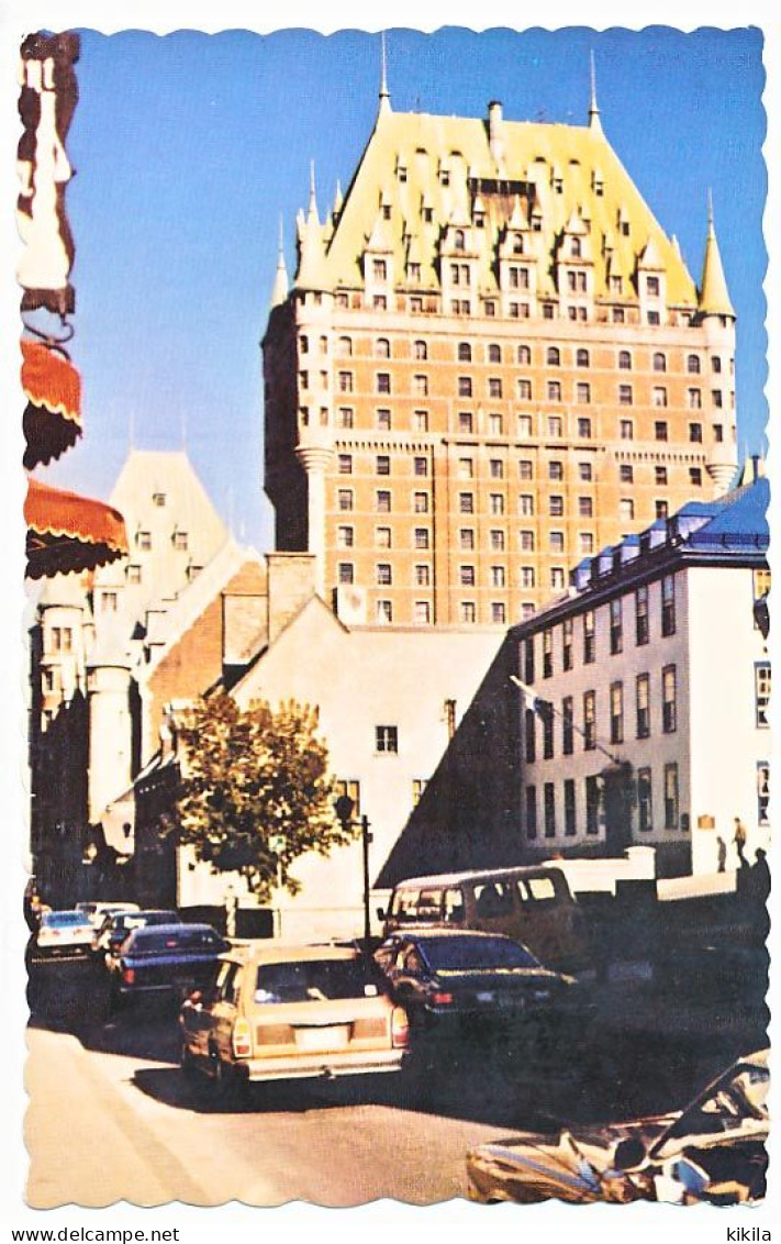 CPSM / CPM Dentelée 9 X 14 Canada Québec QUEBEC (3) Château Frontenac Vue De La Rue Saint Louis - Québec - La Cité