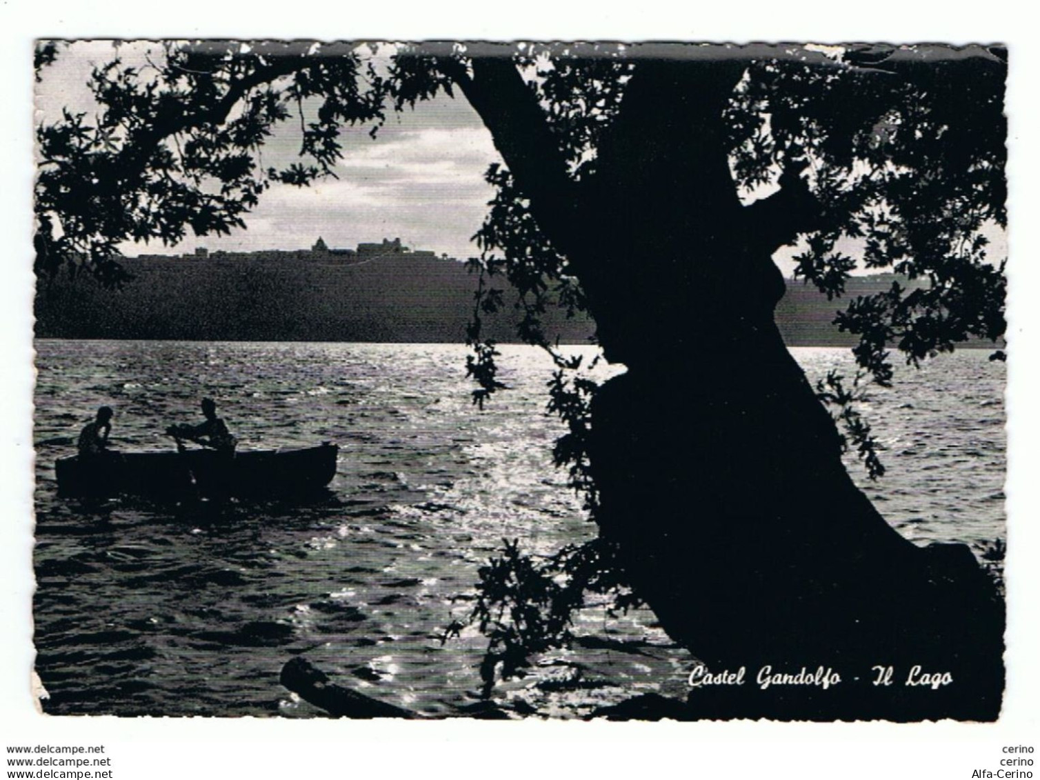 CASTEL  GANDOLFO (RM):  IL  LAGO  -  FOTO  -  PER  LA  SVIZZERA  -  FG - Torres De Agua