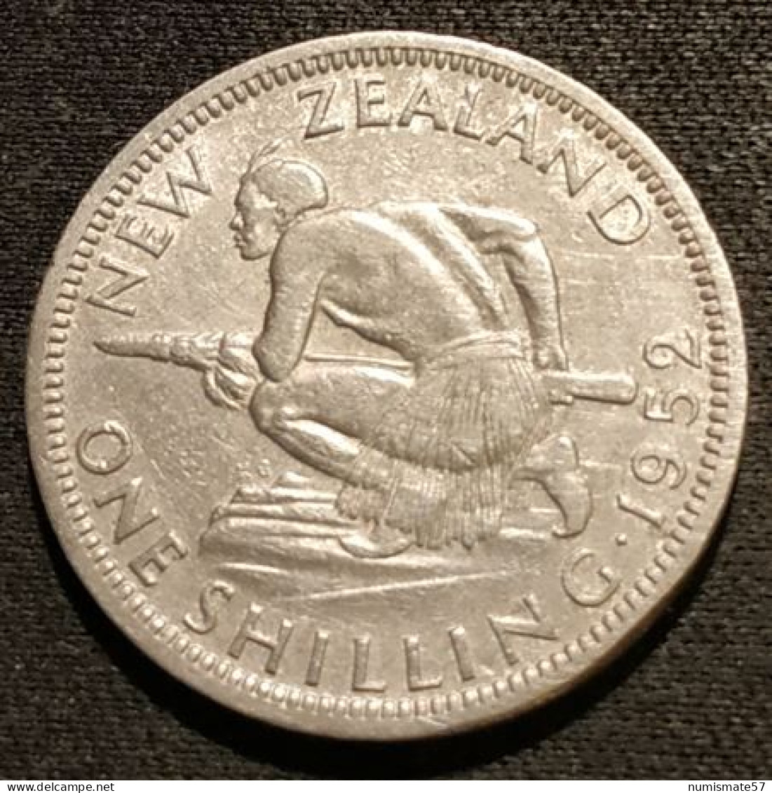 Pas Courant - NOUVELLE ZELANDE - NEW ZEALAND - 1 SHILLING 1952 - George VI - KM 17 - Nueva Zelanda