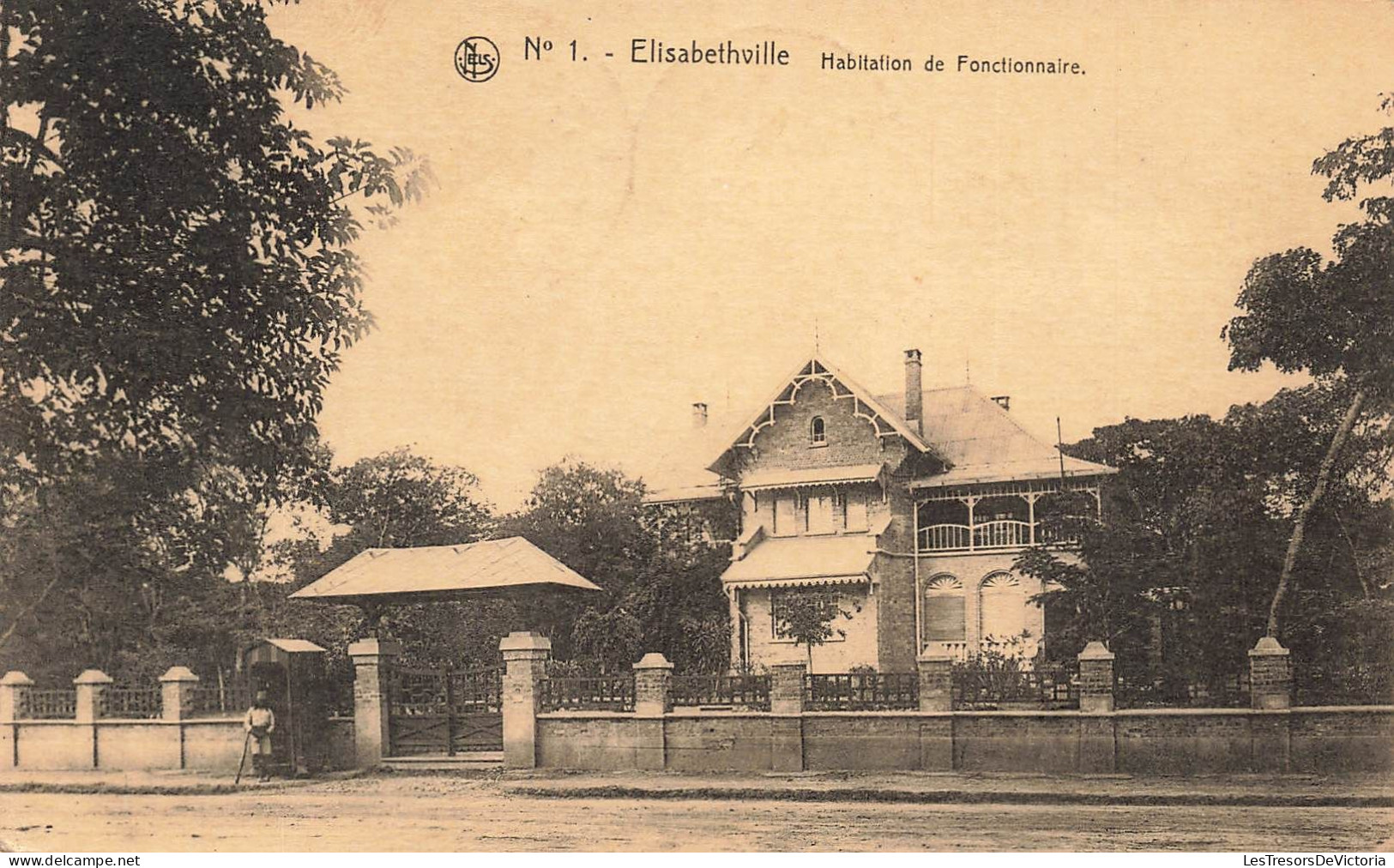 CONGO BELGE - Elisabethville - Habitation De Fonctionnaire - Carte Postale Ancienne - Congo Belga