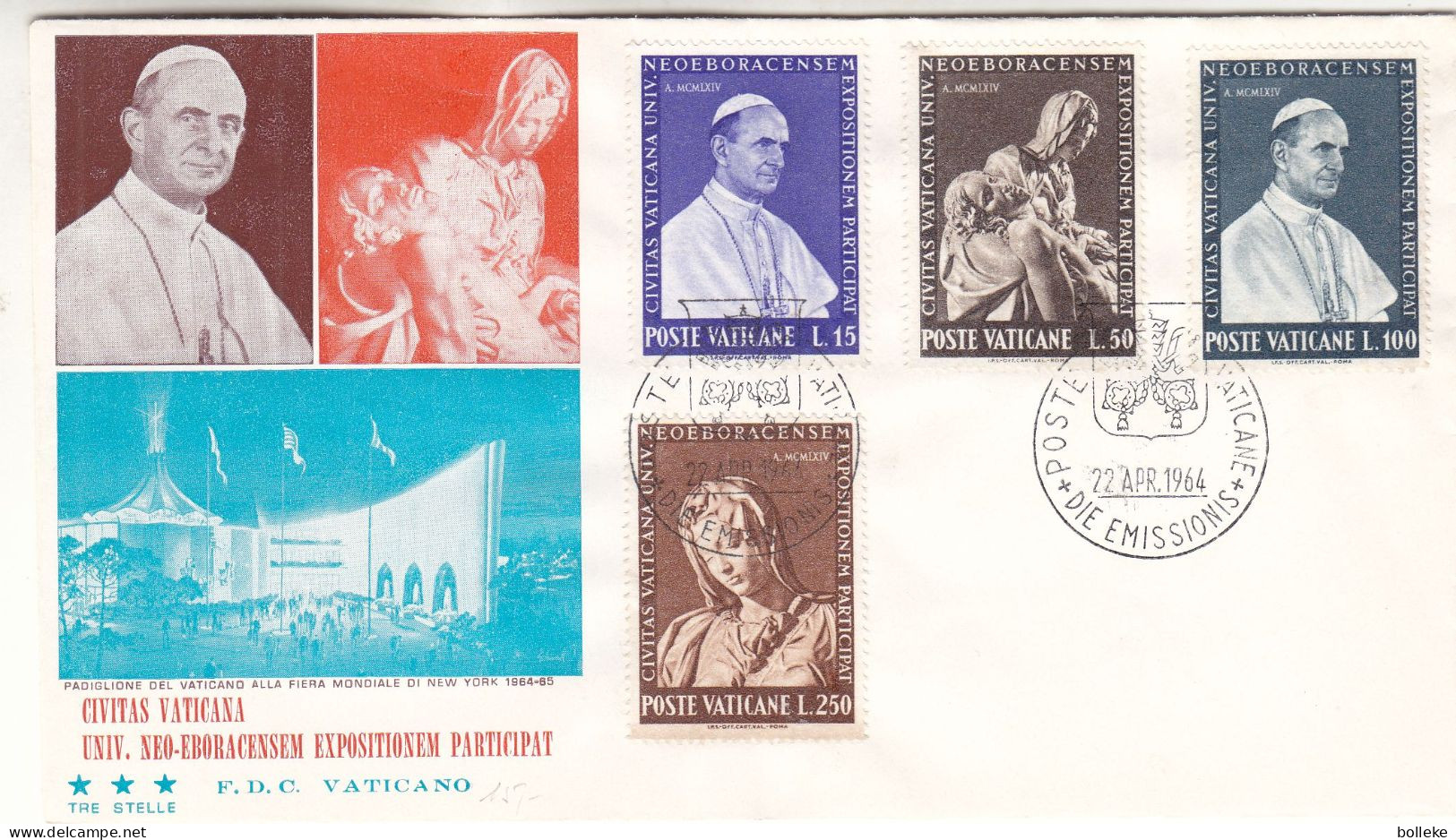 Vatican - Lettre De 1964 - Oblit Poste Vaticane - Papes - - Cartas & Documentos