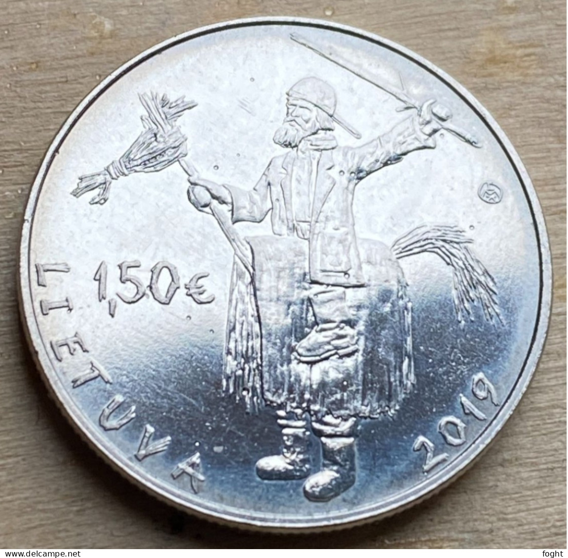 2019 LMK Lithuania "Traditional Lithuanian Celebrations" 1.5 Euro Coin,KM#234,7119 - Lithuania