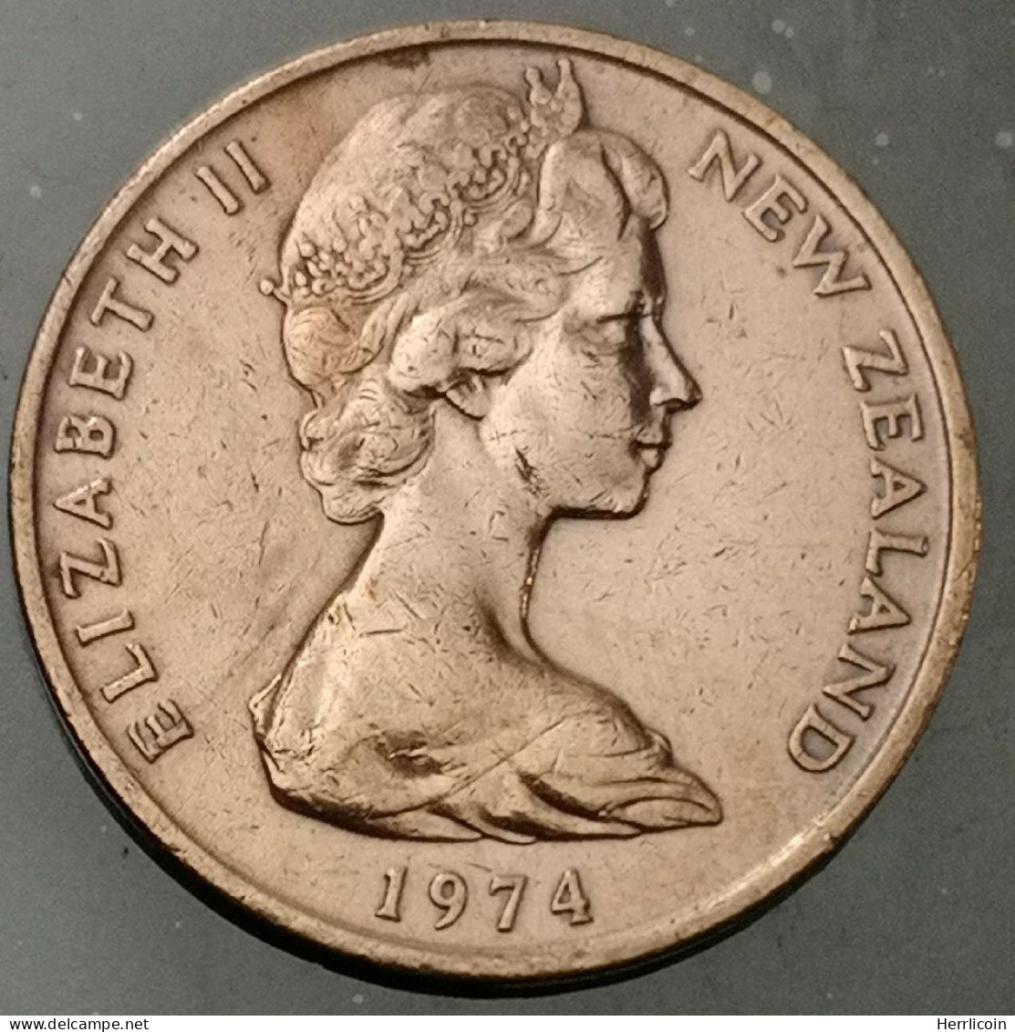 Monnaie Nouvelle Zélande - 1974 - 2 Cents - Elizabeth II 2e Effigie - Nueva Zelanda