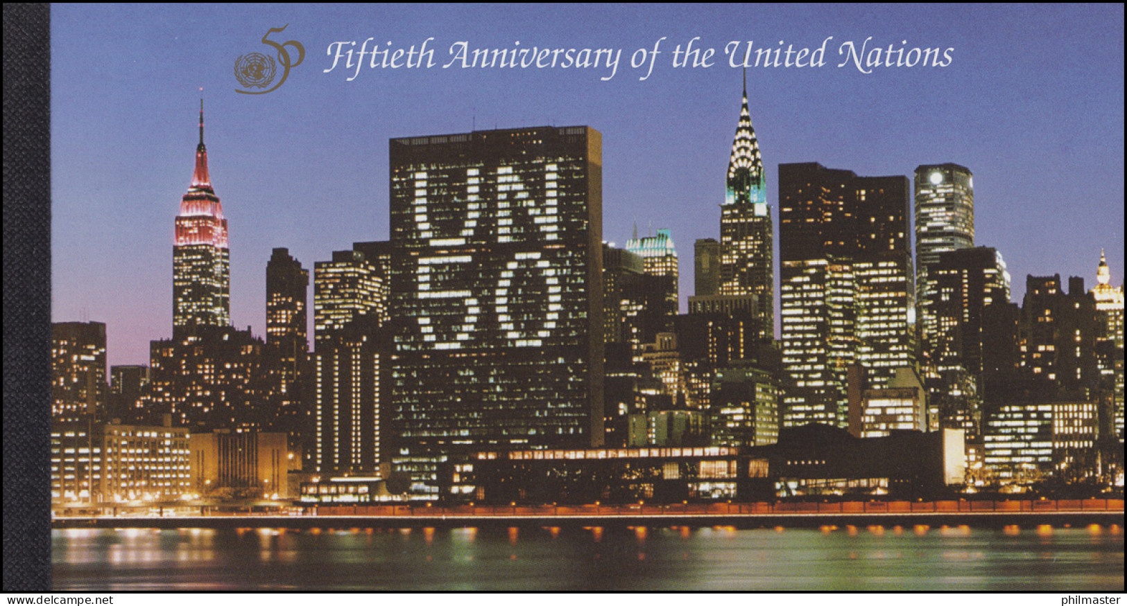 UNO New York Markenheftchen 1 Jubiläum 50 Vereinte Nationen 1995, ** - Cuadernillos