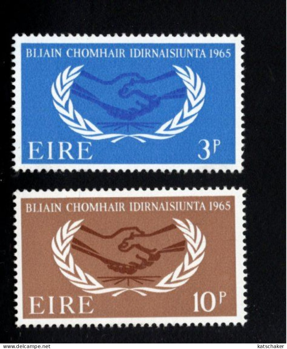 2000946452 1965  SCOTT 202 203 (XX) POSTFRIS  MINT NEVER HINGED - ICY EMBLEM - Unused Stamps