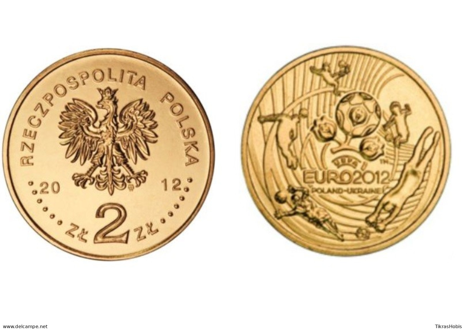 Poland 2 Zlotys, 2012 UEFA Y823 - Pologne