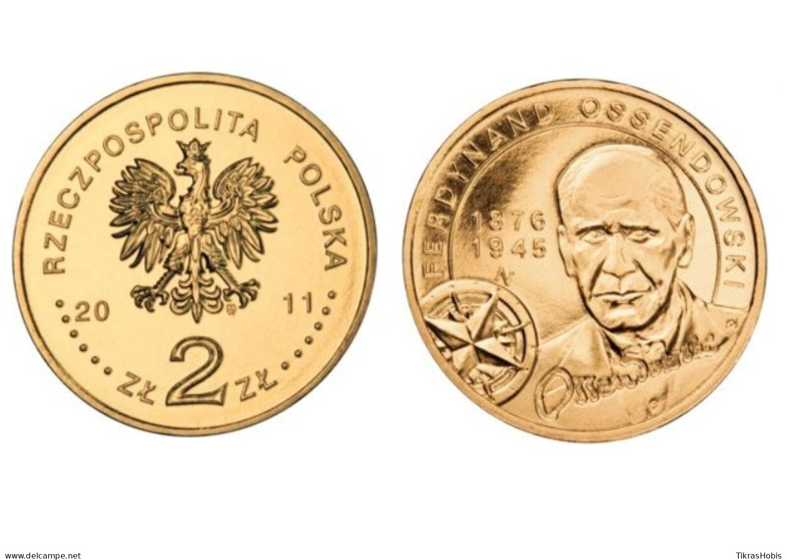 Poland 2 Zlotys, 2011 Ferdinand Osendowski Y797 - Pologne