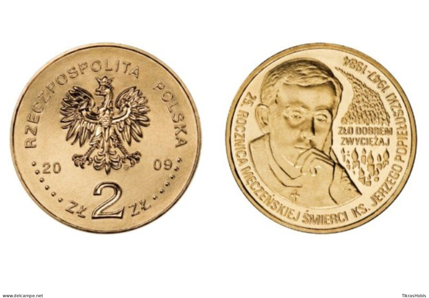 Poland 2 Zlotys, 2009 Ježio Popeluškos - Polen