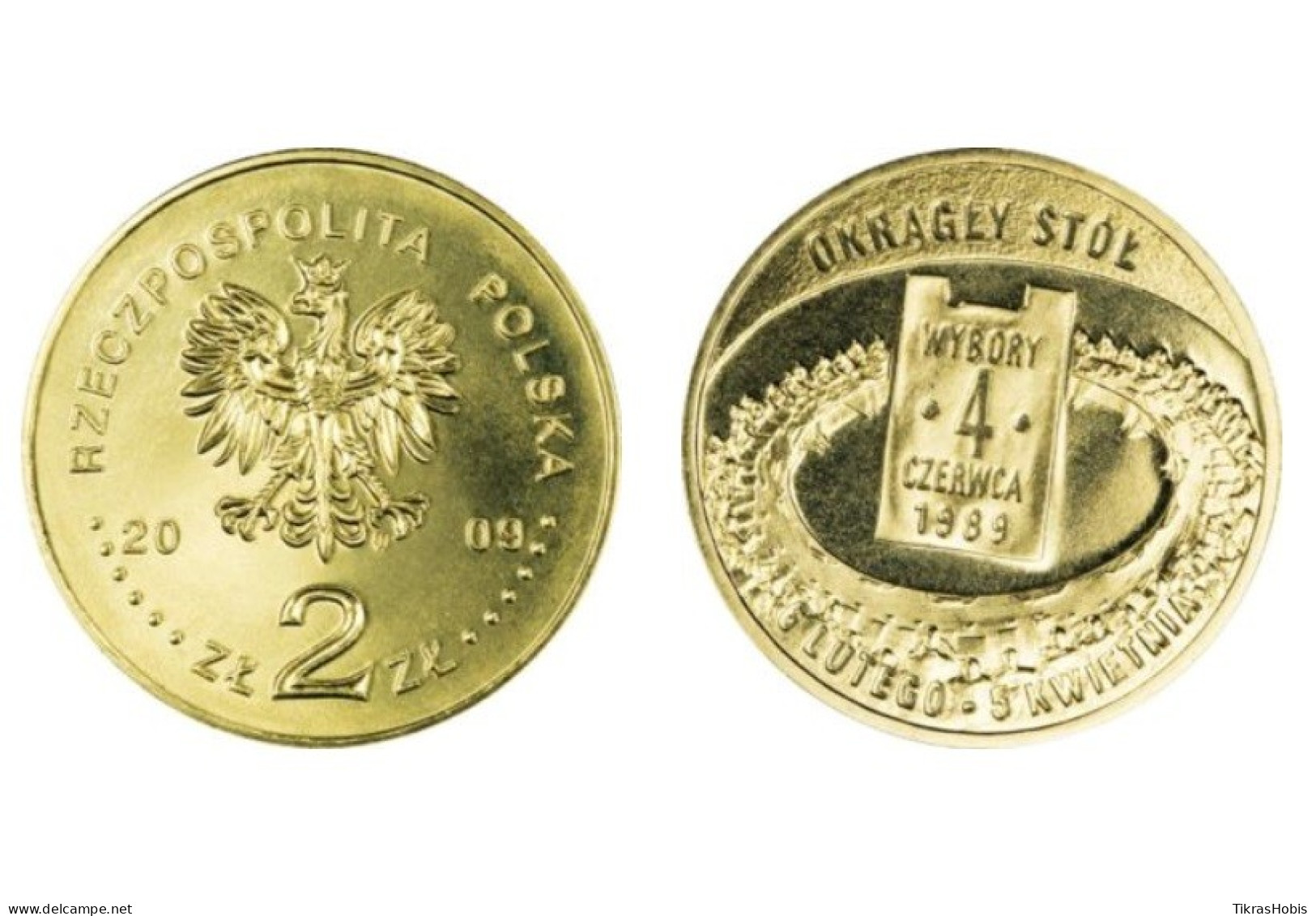 Poland 2 Zlotys 2009 General Election Y680 - Polonia