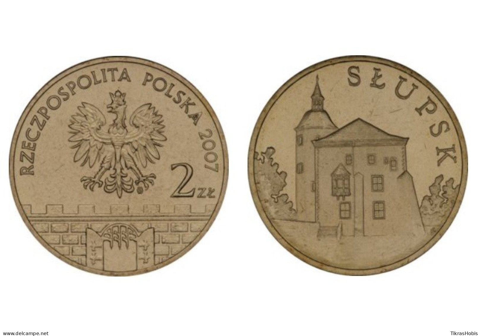 Poland 2 Zlotys, 2007 Slupskas Y620 - Polen