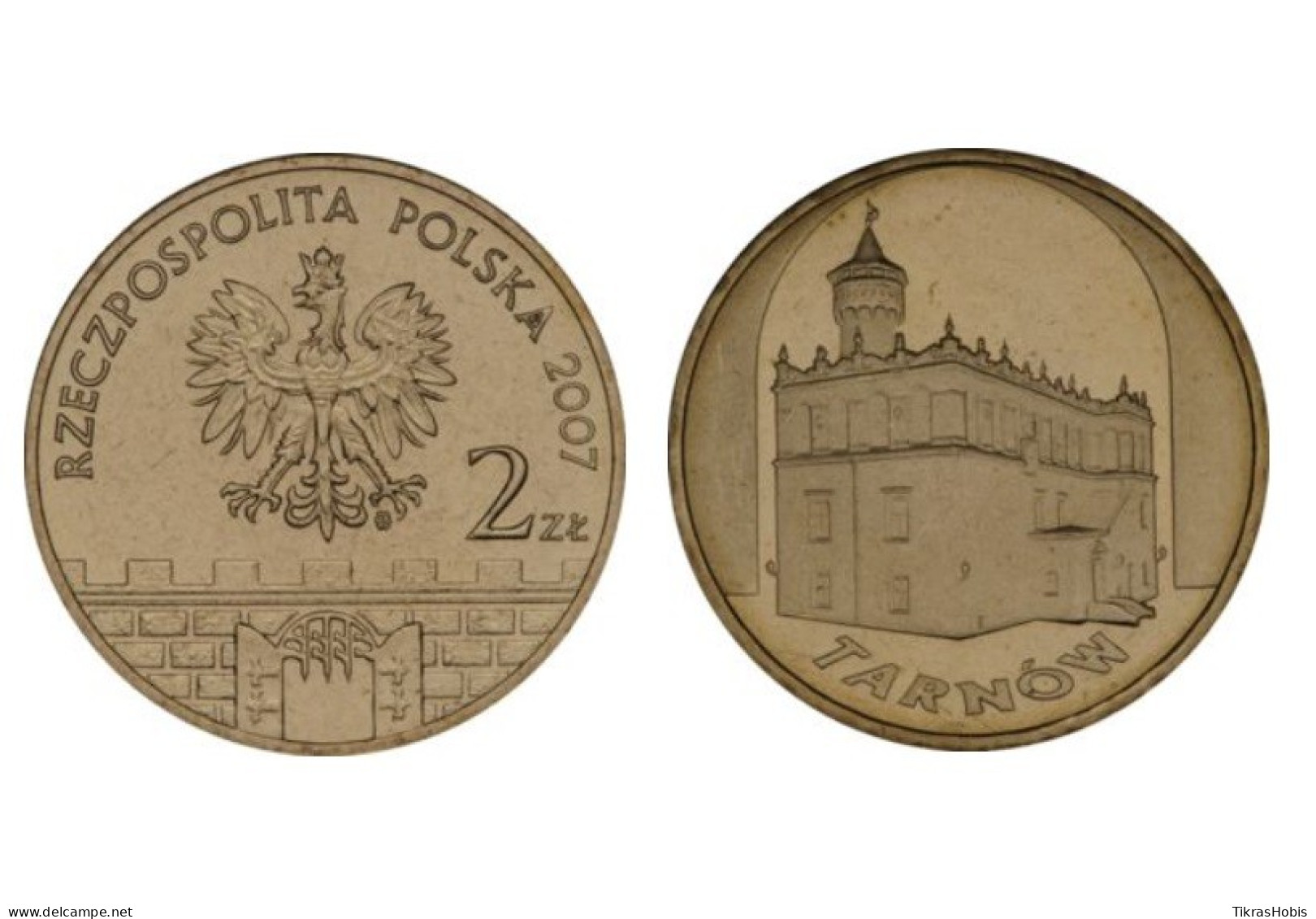 Poland 2 Zlotys, 2007 Official Y625 - Polonia
