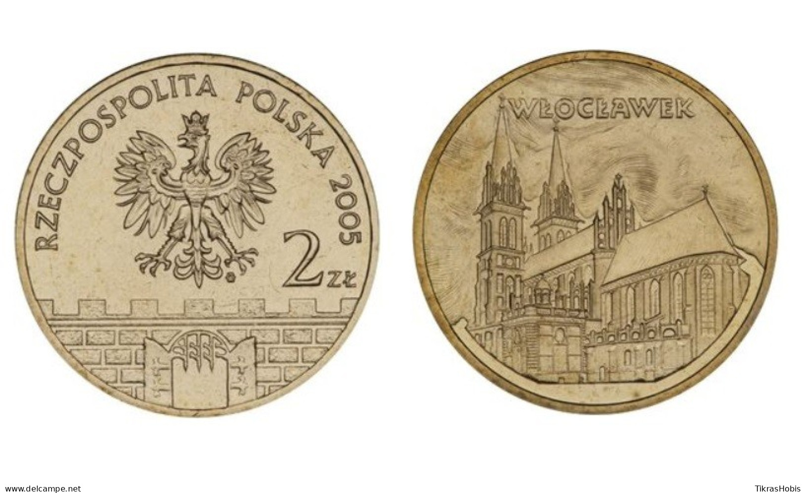 Poland 2 Zlotys, 2005 Wloclawek Y529 - Polonia