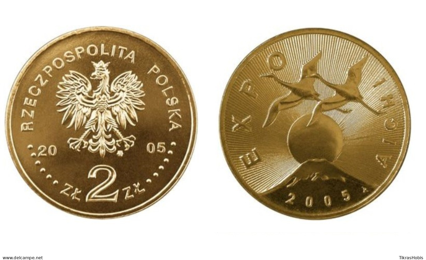 Poland 2 Zlotys, 2005 Expo 2005 - Japan Y522 - Pologne