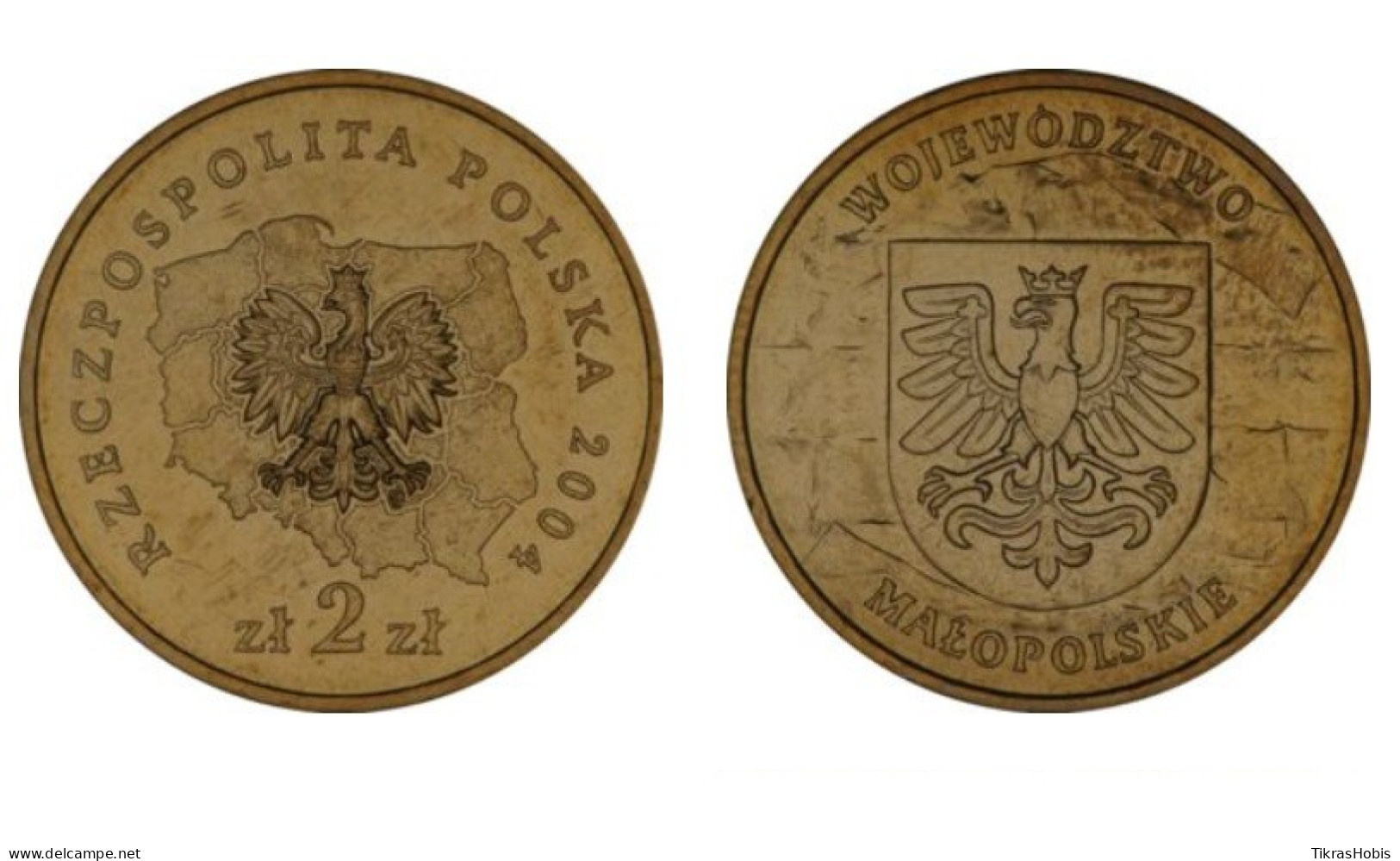 Poland 2 Zlotys, 2004 Lesser Poland Voivodeship Y488 - Pologne