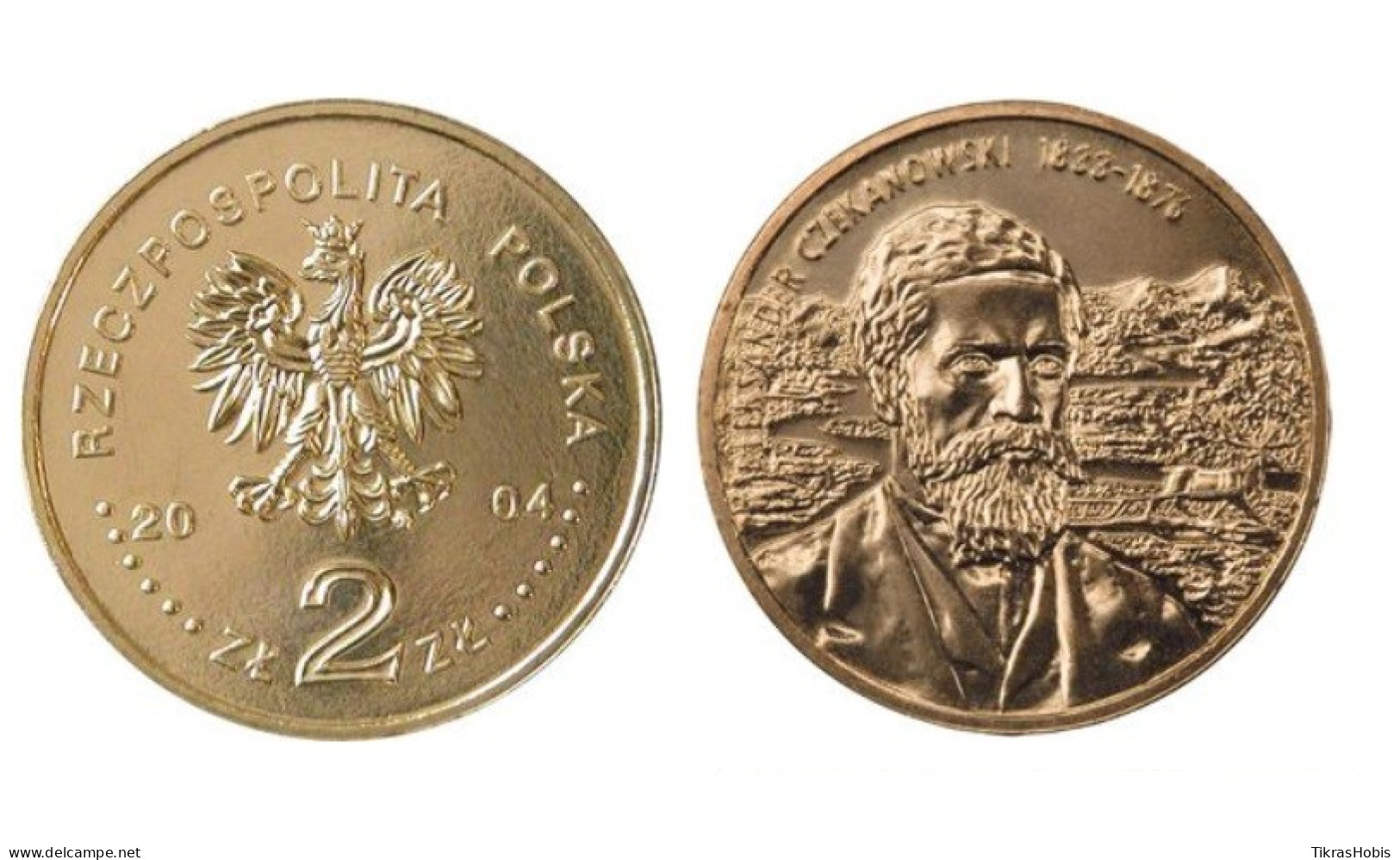 Poland 2 Zlotys, 2004 Alexander Cekanowski Y505 - Polonia