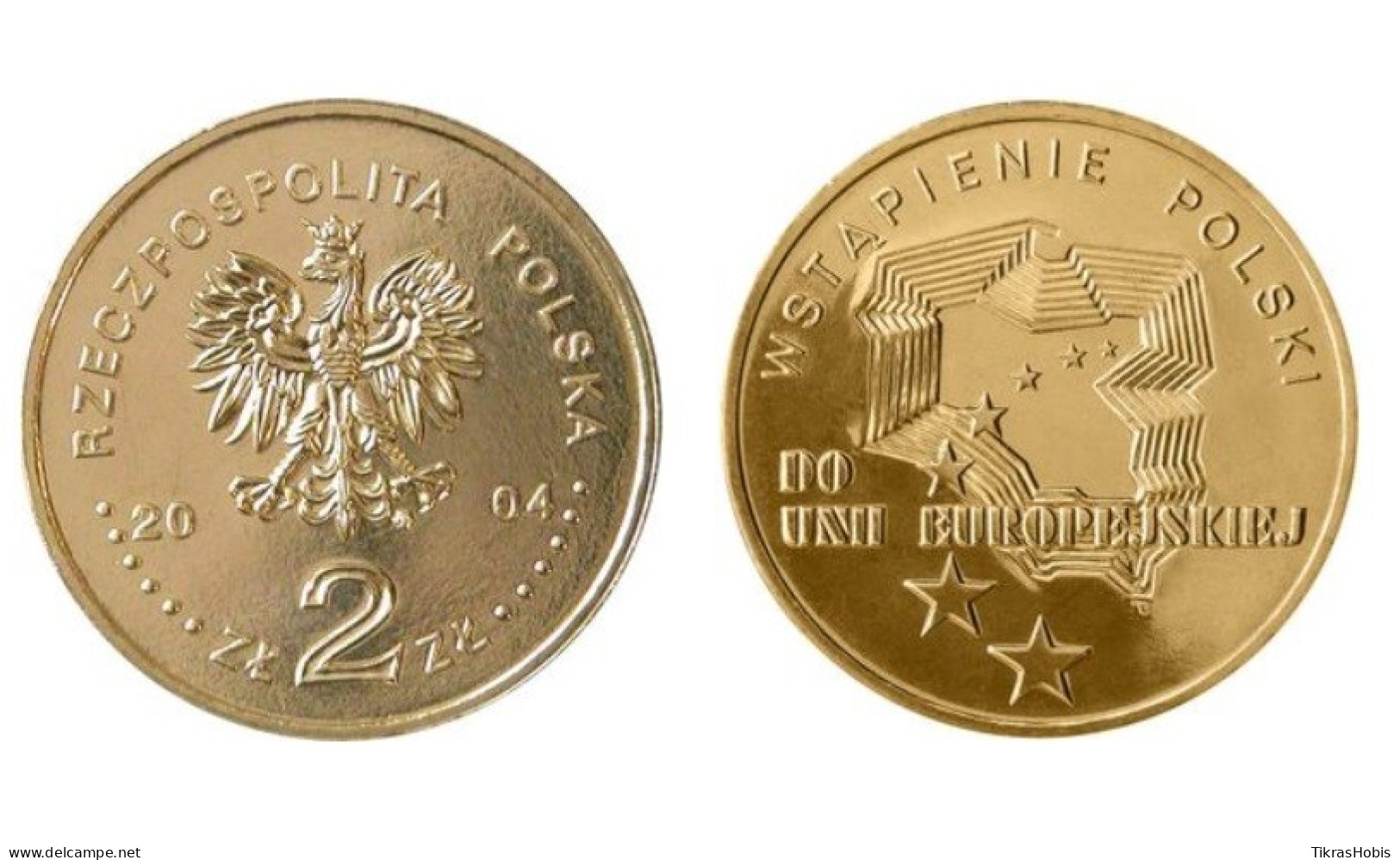 Poland 2 Zlotys, 2004 Accession Of Poland To The EU Y481 - Polonia