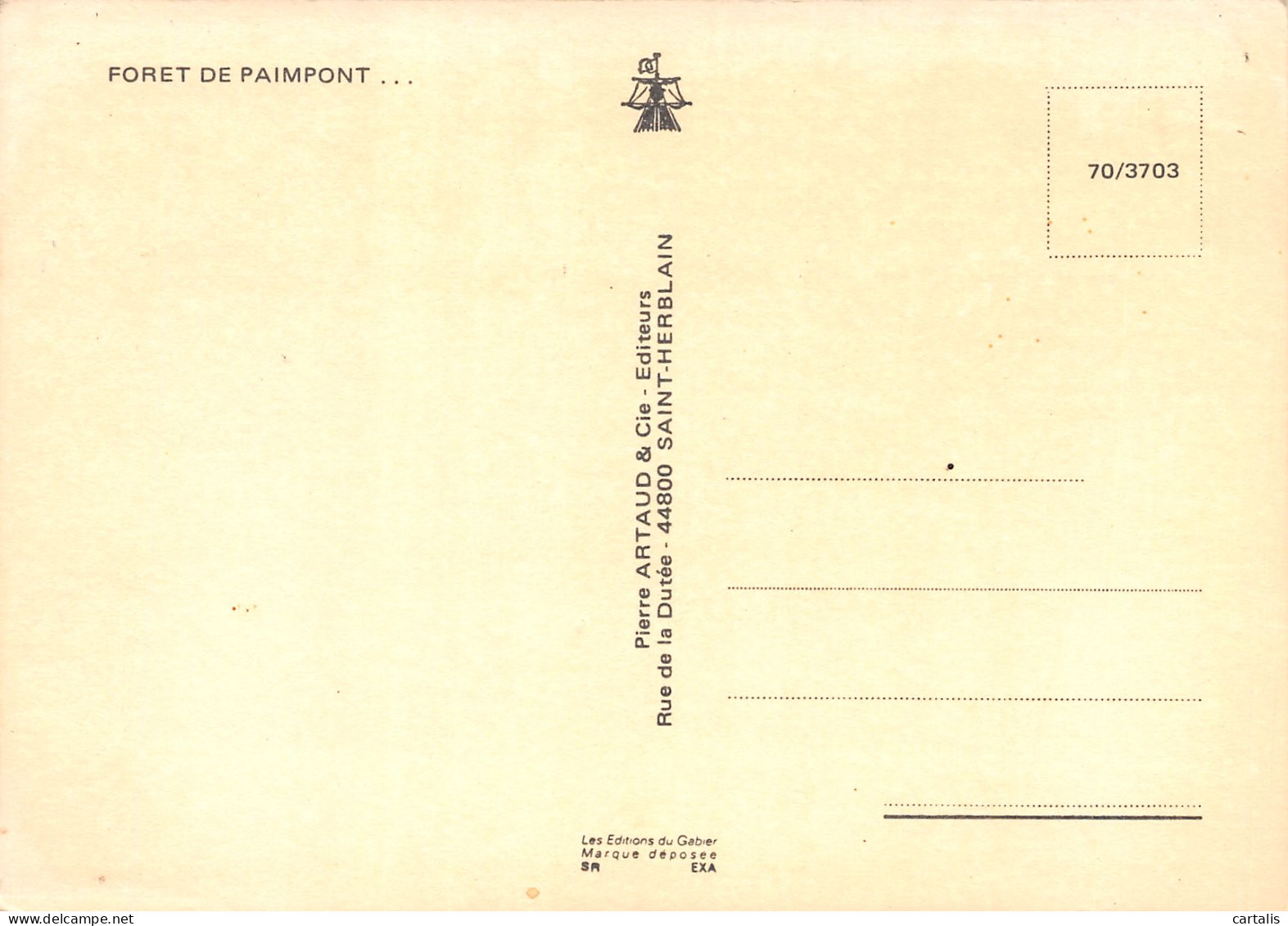 35-PAIMPONT LA FORET-N°C-3629-B/0149 - Paimpont