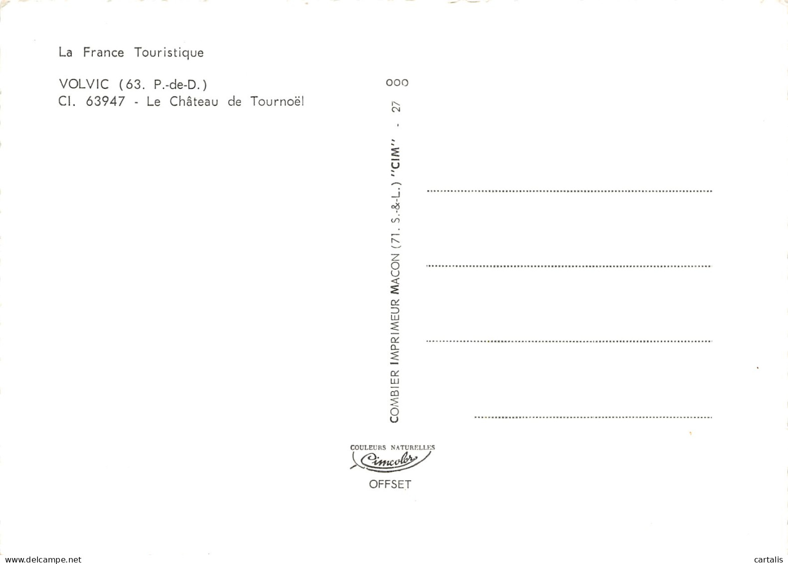 63-VOLVIC-N°C-3629-A/0223 - Volvic