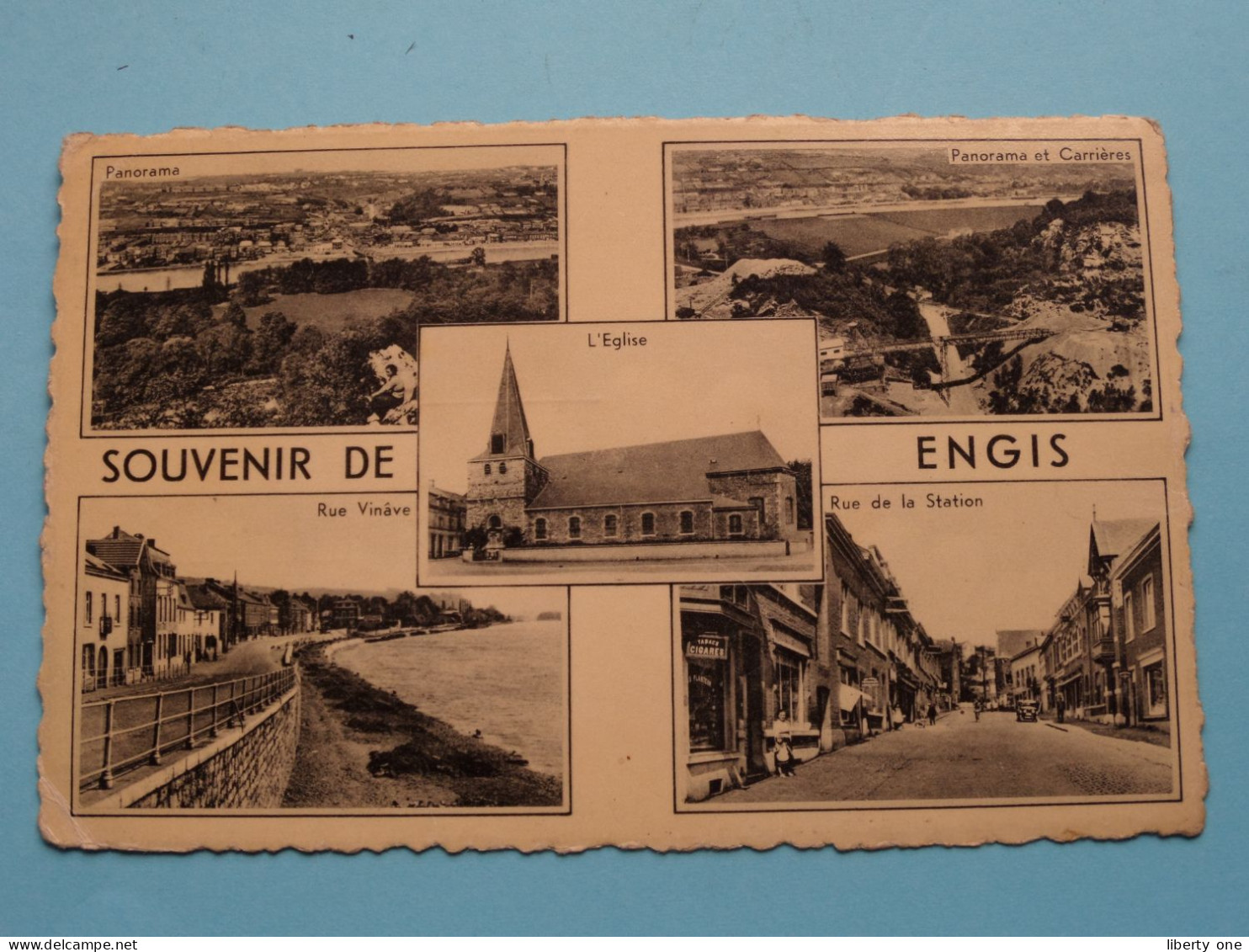 Souvenir De ENGIS ( Edit. : O. Préaux Et Cie Ghlin ) Anno 19?? ( Zie Scans ) ! - Engis