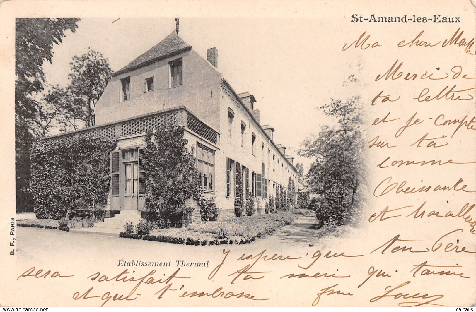 59-SAINT AMAND LES EAUX-N°C-3629-E/0341 - Saint Amand Les Eaux