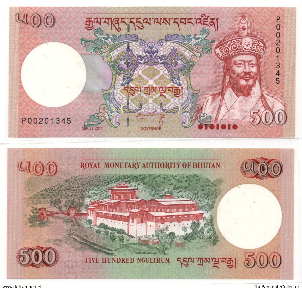 Bhutan 500 Ngultrum 2011 P-33 UNC - Bhután