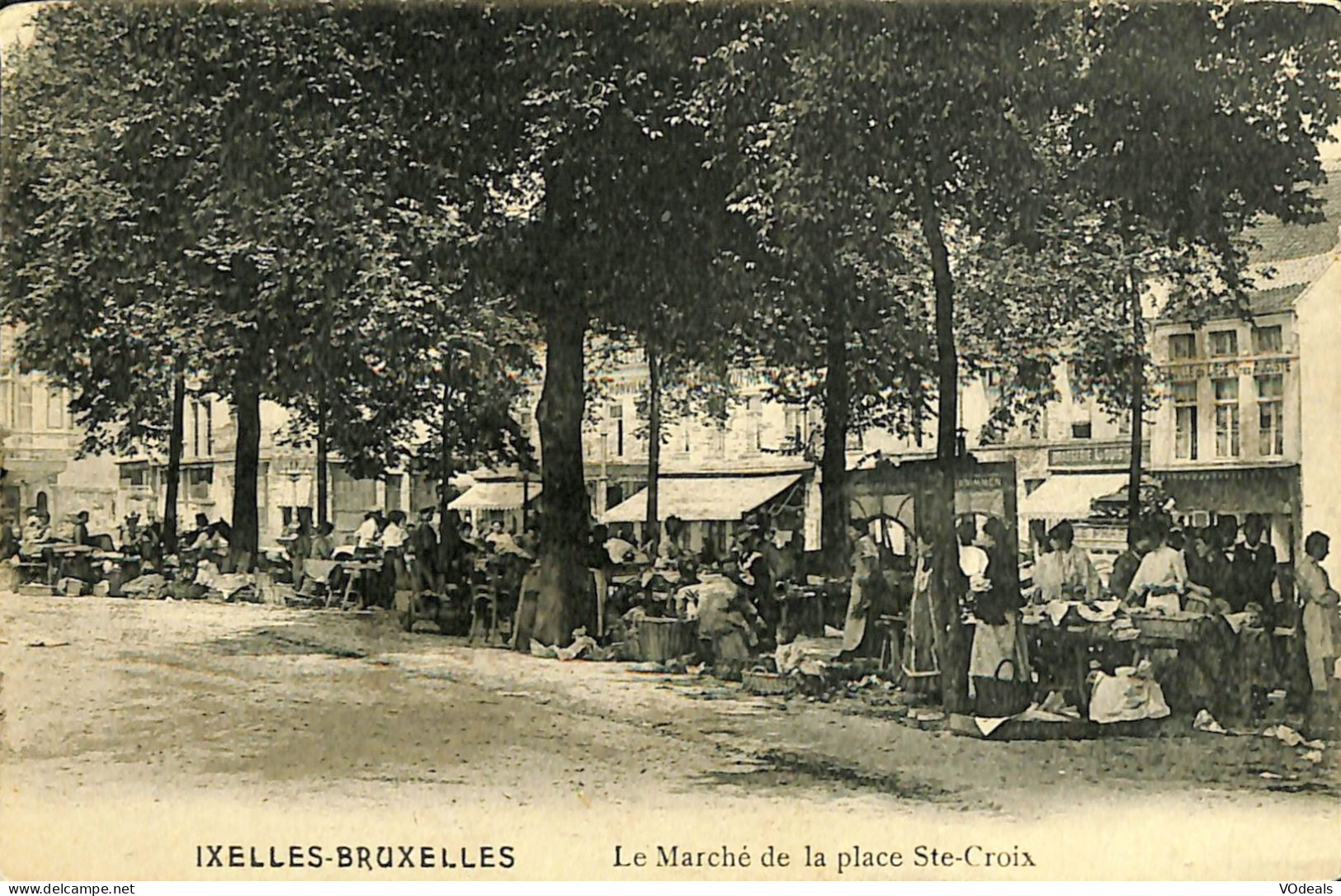 Belgique - Brussel - Bruxelles - Ixelles - Elsene - Le Marché De La Place Ste-Croix - Ixelles - Elsene