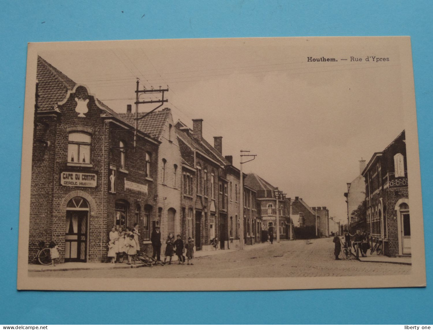 HOUTHEM Rue D'YPRES ( Edit. : Anna Vanderstichele ) Anno 19?? ( Zie Scans ) ! - Komen-Waasten
