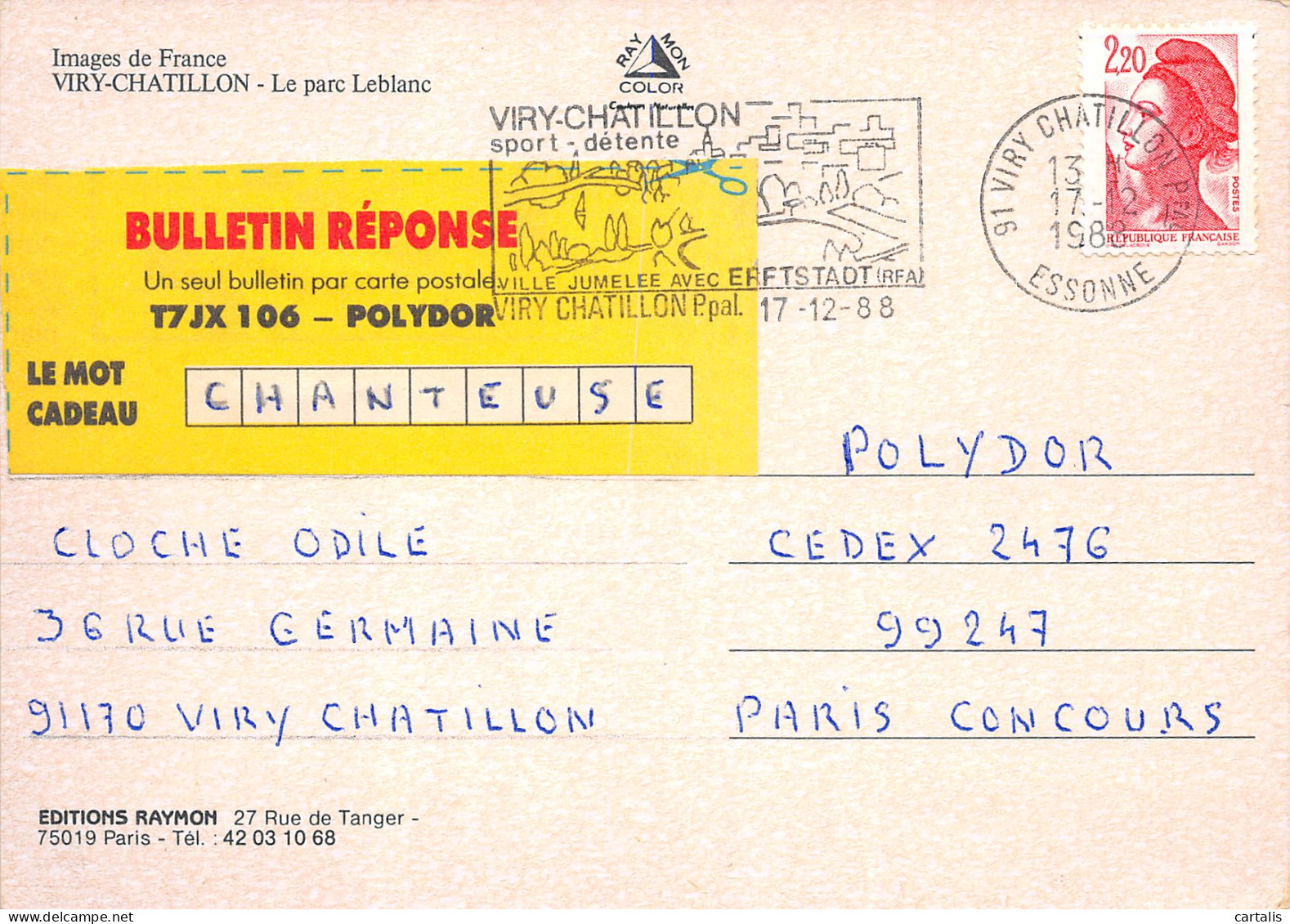 91-VIRY CHATILLON-N°C-3632-D/0185 - Viry-Châtillon