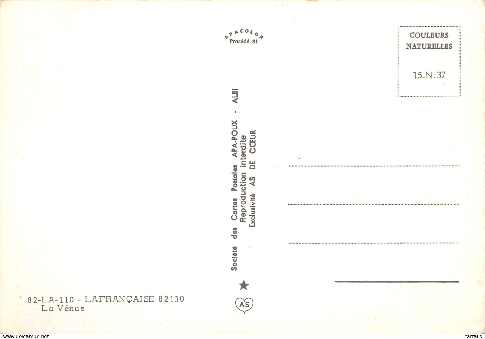 82-LAFRANCAISE-N°C-3632-C/0123 - Lafrancaise