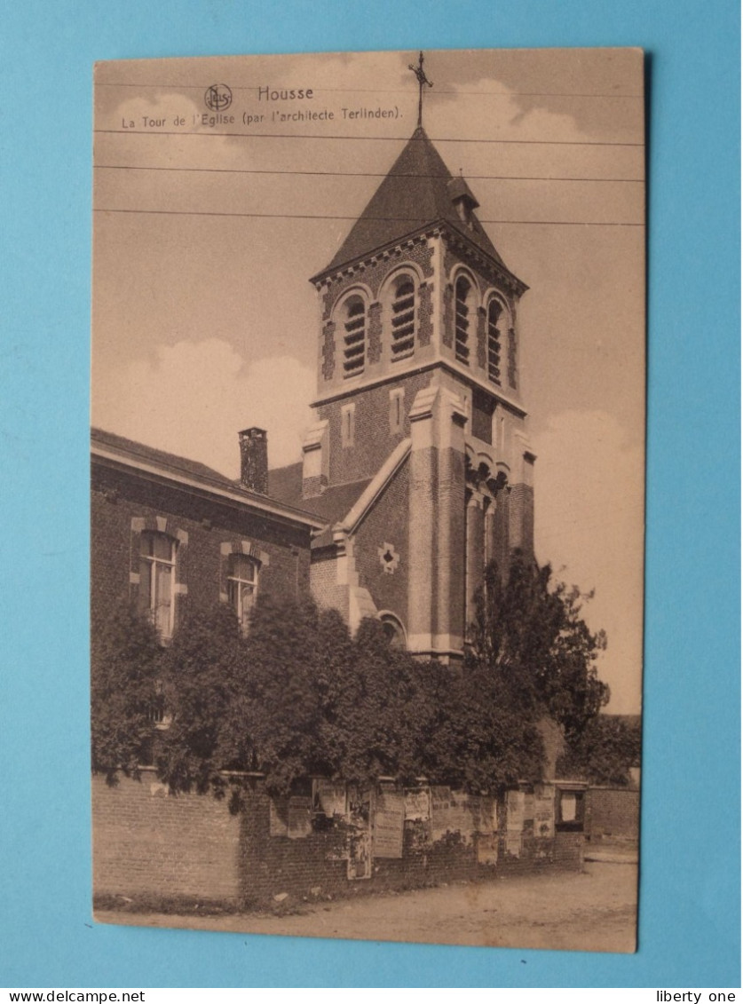 HOUSSE La Tour De L'Eglise ( Architecte Terlinden ) ( Edit. : Nélissen Visé ) Anno 19?? ( Zie Scans ) ! - Blegny