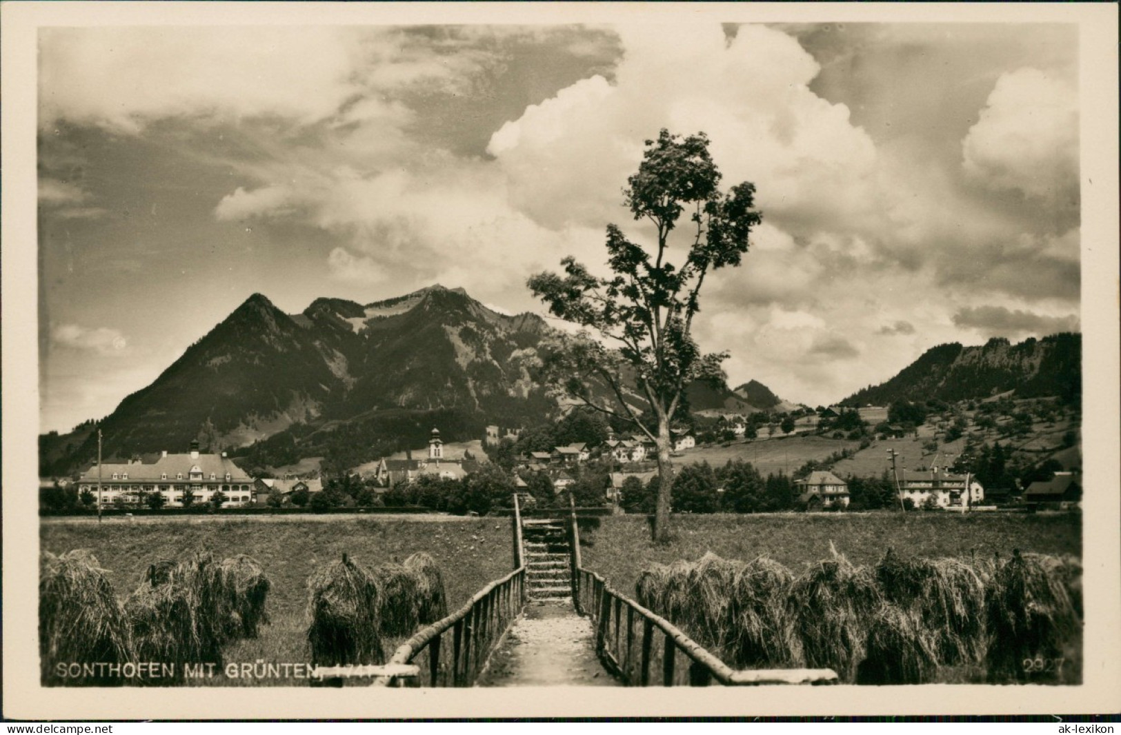 Ansichtskarte Sonthofen Panorama-Ansicht Mit Grünten 1940 - Sonthofen